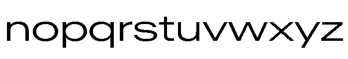 AntarcticaVAR ExpandedLight Instance Font LOWERCASE