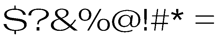 AntarcticaVAR ExpandedLightContrast Instance Font OTHER CHARS