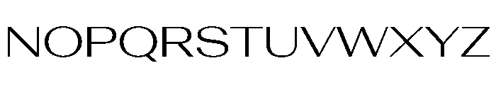 AntarcticaVAR ExpandedLightContrast Instance Font UPPERCASE