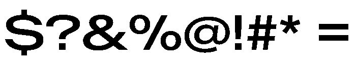 AntarcticaVAR ExpandedMedium Instance Font OTHER CHARS