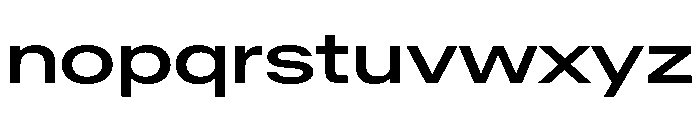 AntarcticaVAR ExpandedMedium Instance Font LOWERCASE
