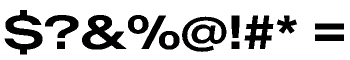AntarcticaVAR ExpandedSemiBold Instance Font OTHER CHARS