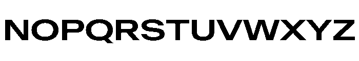 AntarcticaVAR ExpandedSemiBold Instance Font UPPERCASE