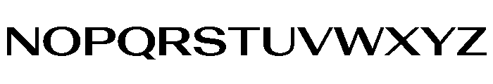 AntarcticaVAR ExpandedSemiBoldContrast Instance Font UPPERCASE