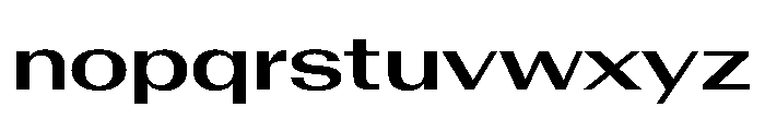 AntarcticaVAR ExpandedSemiBoldContrast Instance Font LOWERCASE