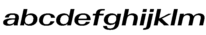 AntarcticaVAR ExpandedSemiBoldItalicContrast Instance FONT