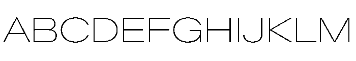 AntarcticaVAR ExpandedThin Instance Font UPPERCASE
