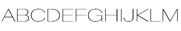 AntarcticaVAR ExpandedThinContrast Instance Font UPPERCASE