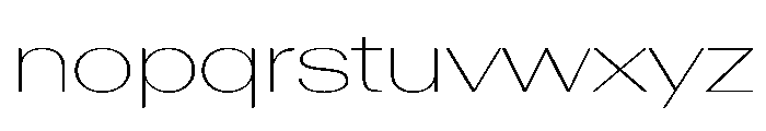 AntarcticaVAR ExpandedThinContrast Instance Font LOWERCASE