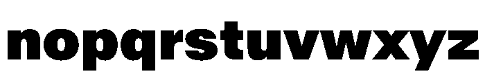 AntarcticaVAR ExtraBlack Instance Font LOWERCASE