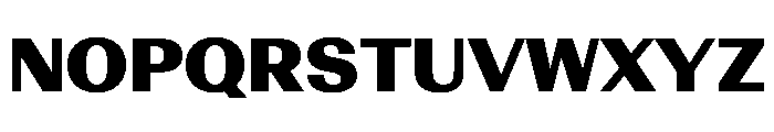 AntarcticaVAR ExtraBlackContrast Instance Font UPPERCASE