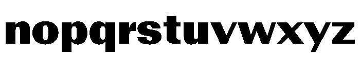 AntarcticaVAR ExtraBlackContrast Instance Font LOWERCASE