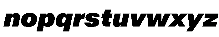 AntarcticaVAR ExtraBlackItalic Instance Font LOWERCASE