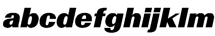 AntarcticaVAR ExtraBlackItalicContrast Instance FONT
