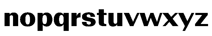 AntarcticaVAR ExtraBoldContrast Instance Font LOWERCASE