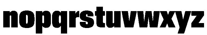 AntarcticaVAR ExtraCondensedBlack Instance Font LOWERCASE