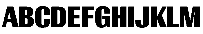 AntarcticaVAR ExtraCondensedBlackContrast Instance Font UPPERCASE