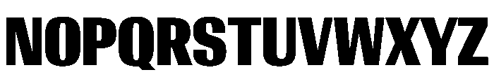AntarcticaVAR ExtraCondensedBlackContrast Instance Font UPPERCASE