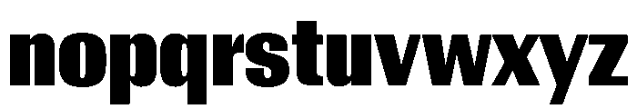 AntarcticaVAR ExtraCondensedBlackContrast Instance Font LOWERCASE