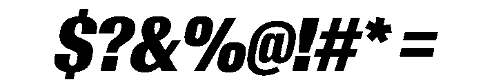 AntarcticaVAR ExtraCondensedBlackItalicContrast Instance Font OTHER CHARS