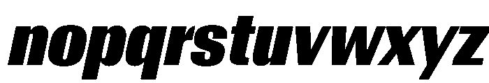 AntarcticaVAR ExtraCondensedBlackItalicContrast Instance Font LOWERCASE