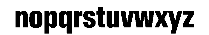 AntarcticaVAR ExtraCondensedBold Instance Font LOWERCASE