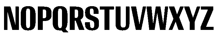AntarcticaVAR ExtraCondensedBoldContrast Instance Font UPPERCASE