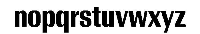 AntarcticaVAR ExtraCondensedBoldContrast Instance Font LOWERCASE