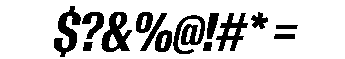 AntarcticaVAR ExtraCondensedBoldItalicContrast Instance Font OTHER CHARS