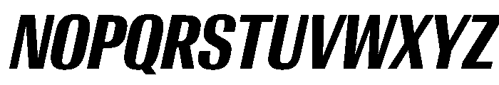 AntarcticaVAR ExtraCondensedBoldItalicContrast Instance Font UPPERCASE