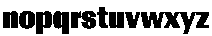 AntarcticaVAR ExtraCondensedExtraBlackContrast Instance Font LOWERCASE