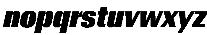 AntarcticaVAR ExtraCondensedExtraBlackItalicContrast Instance Font LOWERCASE