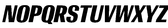 AntarcticaVAR ExtraCondensedExtraBoldItalicContrast Instance Font UPPERCASE