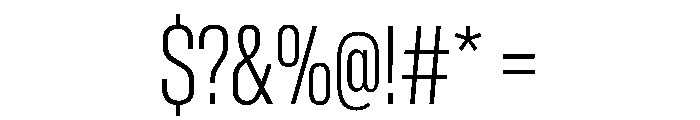 AntarcticaVAR ExtraCondensedExtraLight Instance Font OTHER CHARS