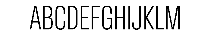 AntarcticaVAR ExtraCondensedExtraLight Instance Font UPPERCASE