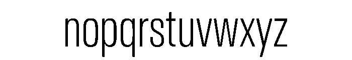 AntarcticaVAR ExtraCondensedExtraLight Instance Font LOWERCASE