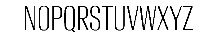 AntarcticaVAR ExtraCondensedExtraLightContrast Instance Font UPPERCASE