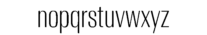 AntarcticaVAR ExtraCondensedExtraLightContrast Instance Font LOWERCASE
