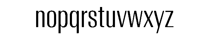 AntarcticaVAR ExtraCondensedLightContrast Instance Font LOWERCASE