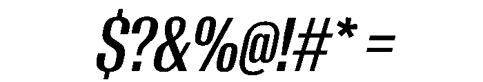 AntarcticaVAR ExtraCondensedMediumItalicContrast Instance Font OTHER CHARS