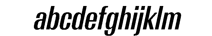 AntarcticaVAR ExtraCondensedMediumItalicContrast Instance FONT