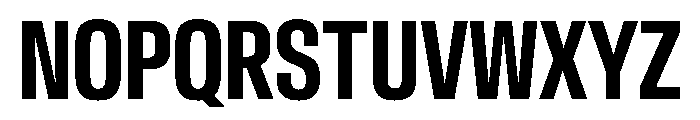 AntarcticaVAR ExtraCondensedSemiBold Instance Font UPPERCASE