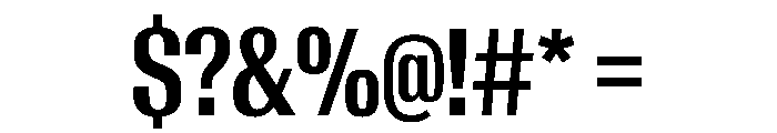 AntarcticaVAR ExtraCondensedSemiBoldContrast Instance Font OTHER CHARS