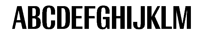 AntarcticaVAR ExtraCondensedSemiBoldContrast Instance Font UPPERCASE