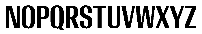 AntarcticaVAR ExtraCondensedSemiBoldContrast Instance Font UPPERCASE