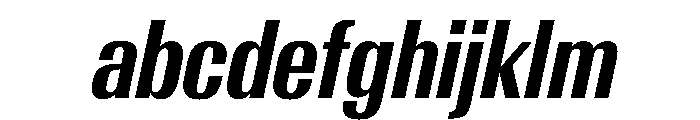 AntarcticaVAR ExtraCondensedSemiBoldItalicContrast Instance FONT