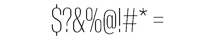 AntarcticaVAR ExtraCondensedThinContrast Instance Font OTHER CHARS