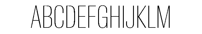 AntarcticaVAR ExtraCondensedThinContrast Instance Font UPPERCASE