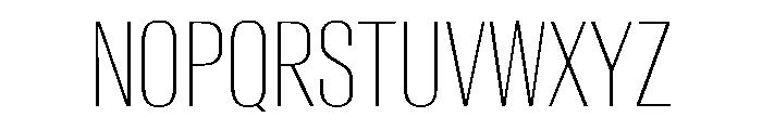 AntarcticaVAR ExtraCondensedThinContrast Instance Font UPPERCASE