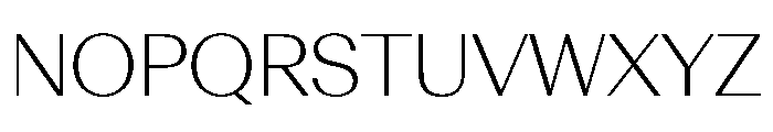 AntarcticaVAR ExtraLightContrast Instance Font UPPERCASE